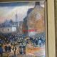 Huile de Serge Sauvage , Marché breton