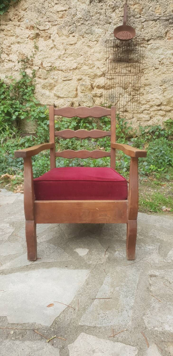 Oak armchair, 1950