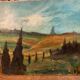 Rural landscape painting by Yetty Leytens