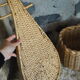 Empty wicker pocket to hang 70s
