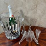 6 stemless champagne flutes