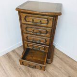 Commode chiffonnier vintage en bois