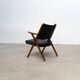 Leather lounge chair by Dal Vera