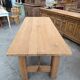Solid oak farmhouse table