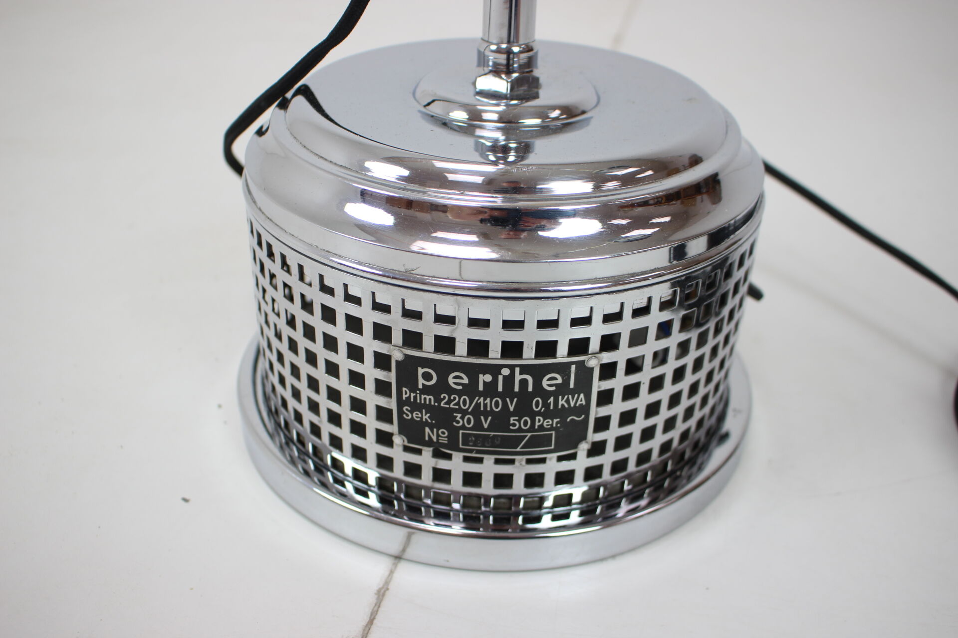 Art-deco adjustable floor or table lamp, Perihel.