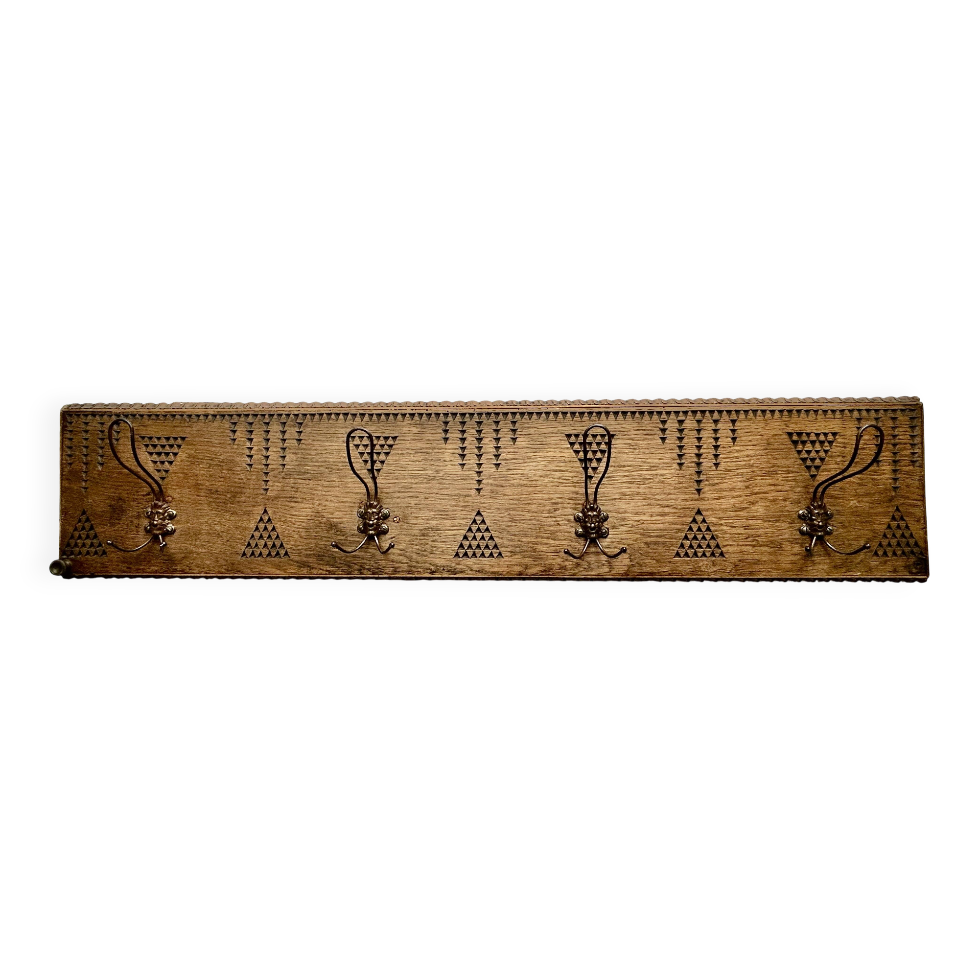 Berber coat rack made of solid wood