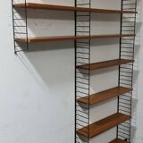 Vintage Danish design shelving unit by Nisse Strinning