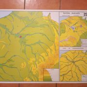 School map: western france armorican massif n°21 / paris basin n°22