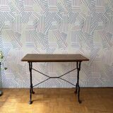 Solid wood bistro table