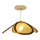 Suspension canvas and bamboo