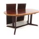 Scandinavian dining table in rosewood, Sweden, 1970.