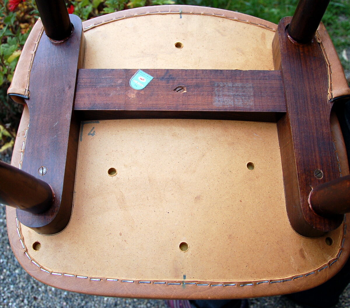 Set of 6 chairs, 60s