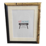 Black frame and gold leaf