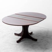 1960s vintage moderne antique table à rallonge en teck