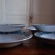 6 old hollow earthenware plates Terre de Fer Massena Creil Montereau (ø 25 cm)
