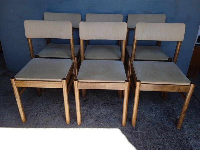 Baumann 6 chair signed 1960 vintage design
