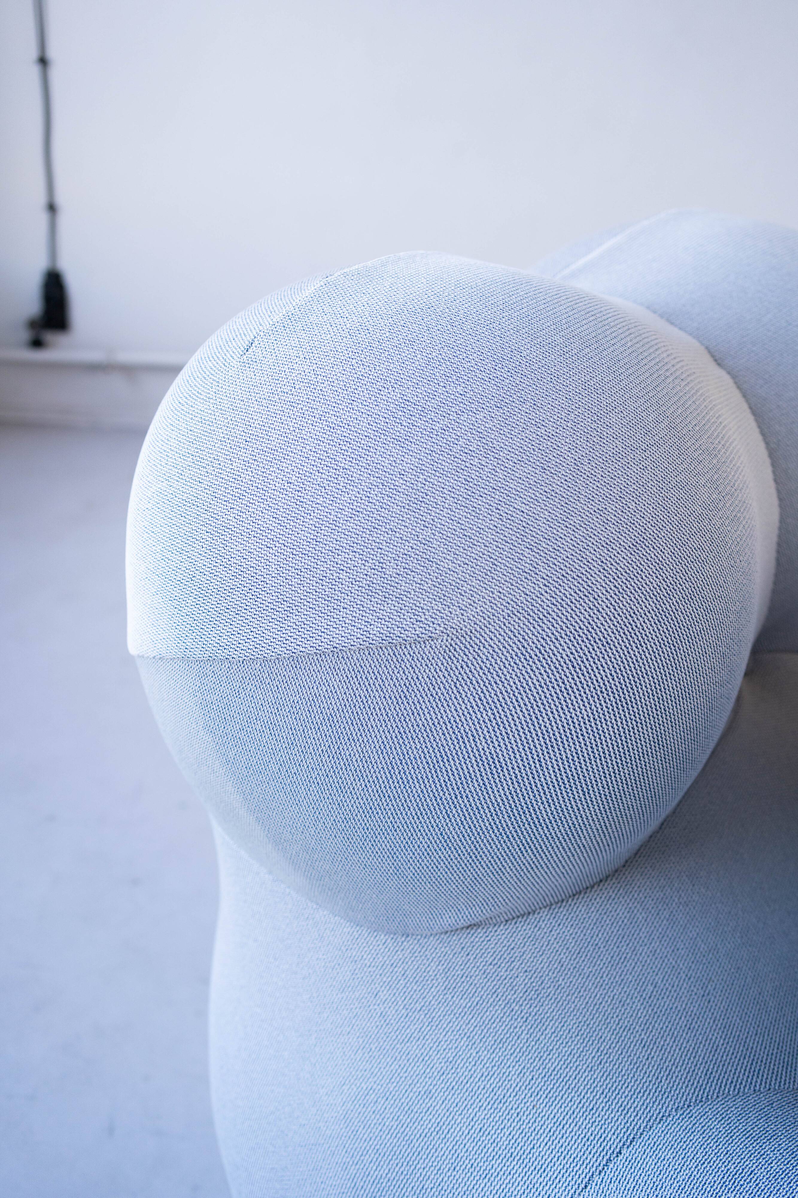 Italian Big Mama Up Chair & Ottoman attributed to Gaetano Pesce for B&B Italia, 2000, Set of 2