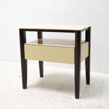 Modernist side or bedside table, Czechoslovakia, 1960s