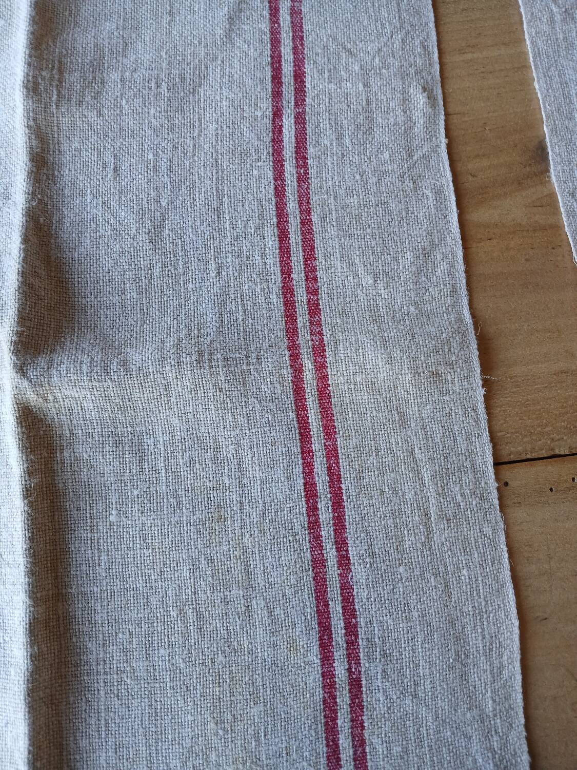 2 old embroidered tea towels