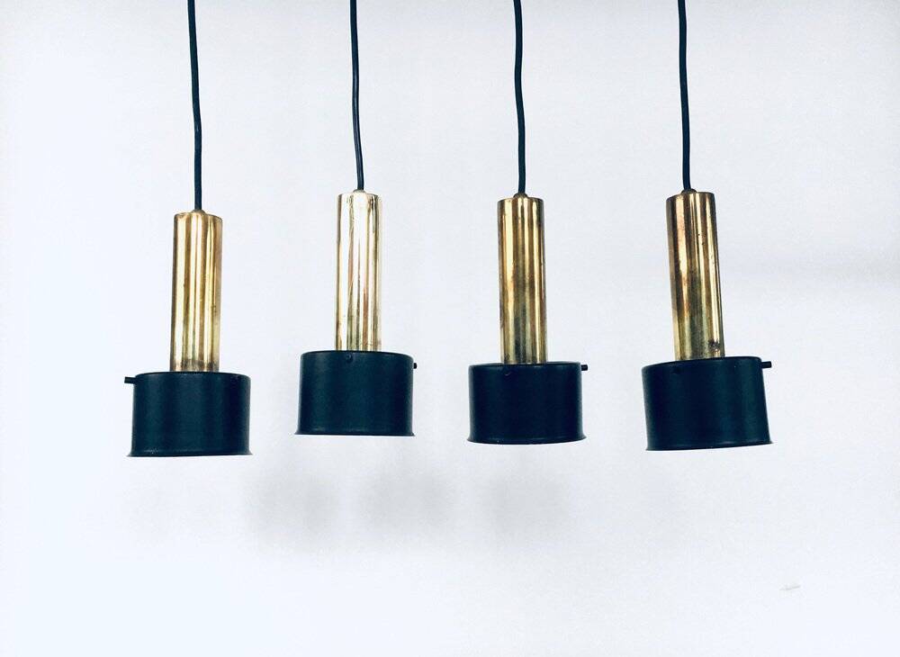 Italian pendant lamps, Italy, 1960s, set of 4