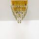 Chandelier en verre Flush par Ernest Palme