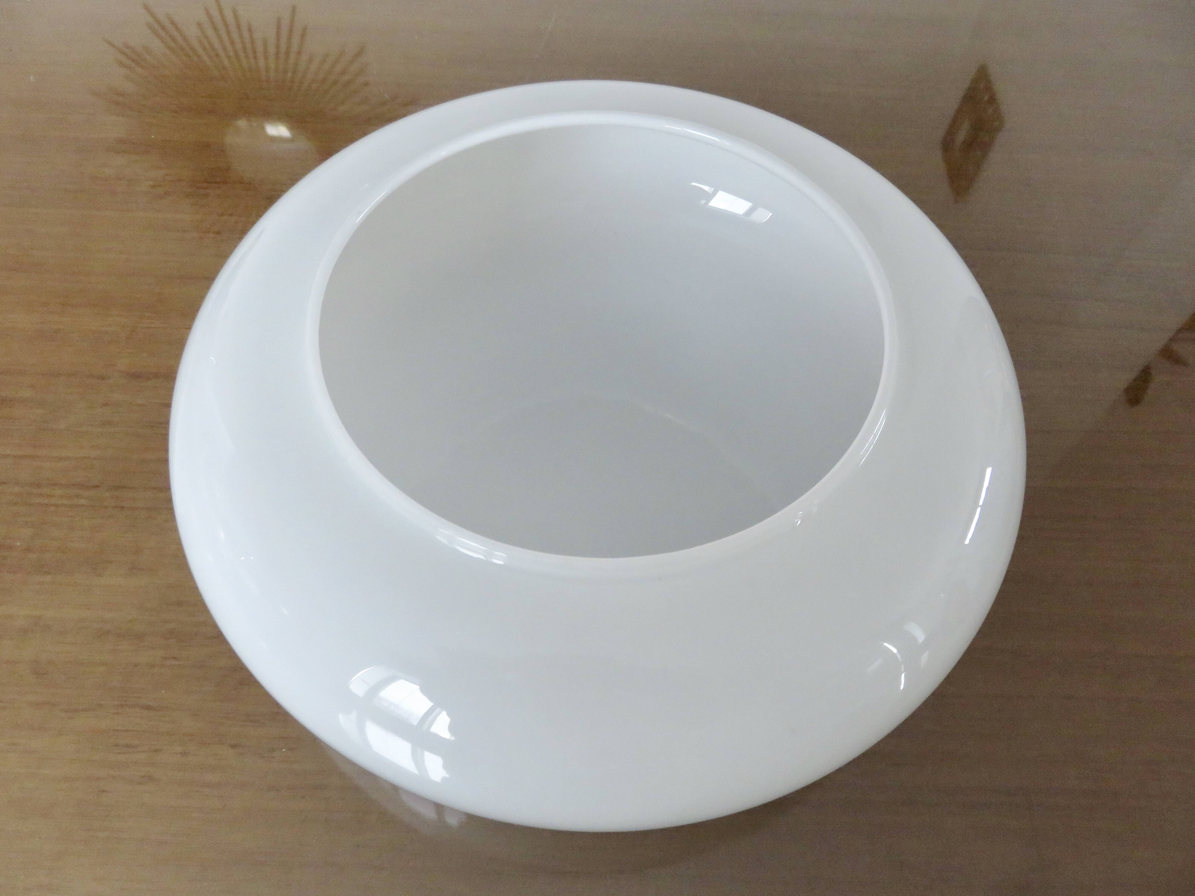 "parscot" ceiling light "gamma" model in opaline 60s 70s