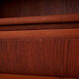 Restored teak bureau desk