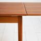 Teak extendable dining table, 1960s