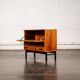 Rosewood burl chest of drawers