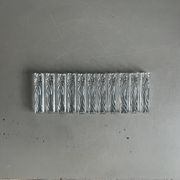 11 moulded glass knife rests - Ref 1167