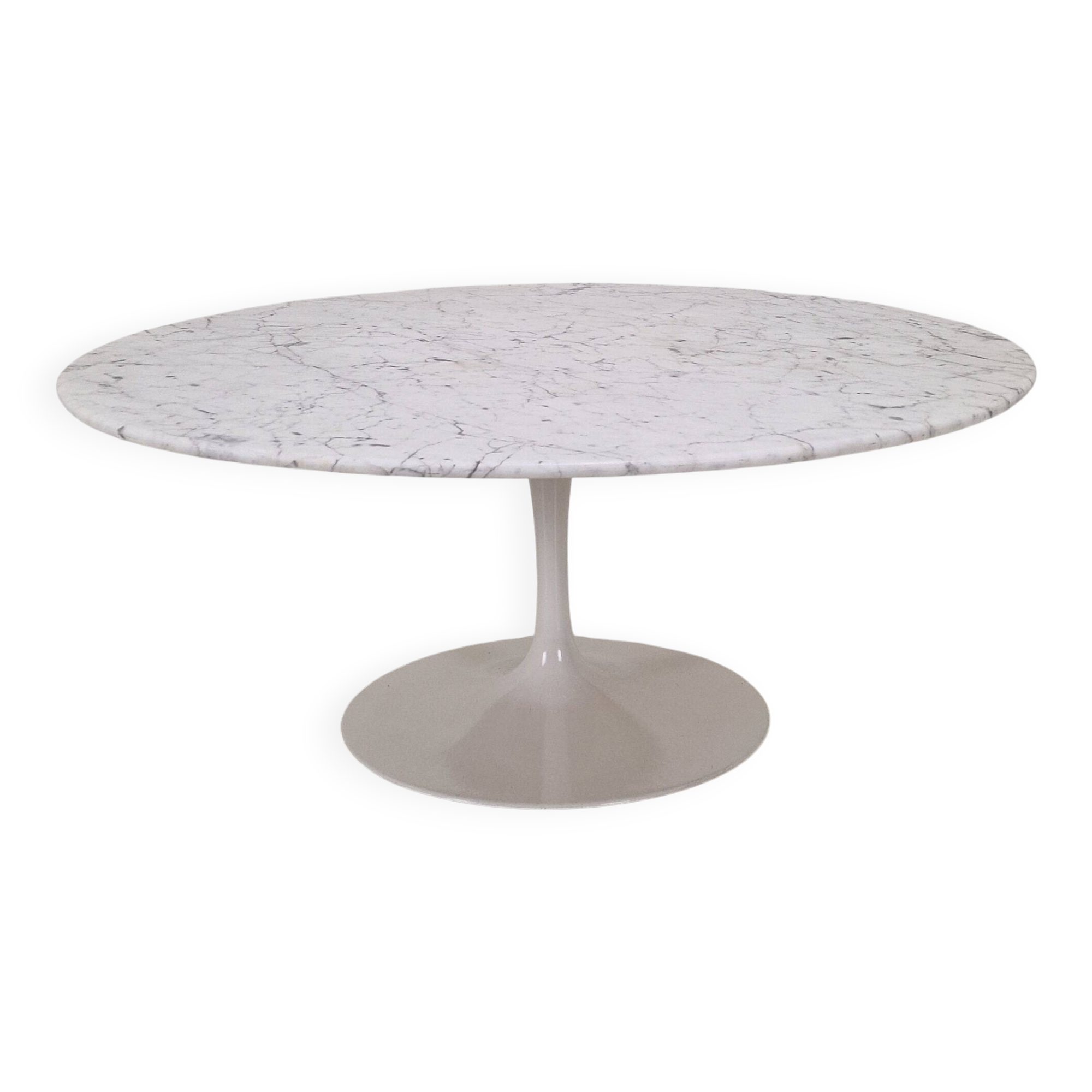Early Carrara Marble Coffee Table by Eero Saarinen for Knoll International