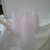 3 conical lampshades