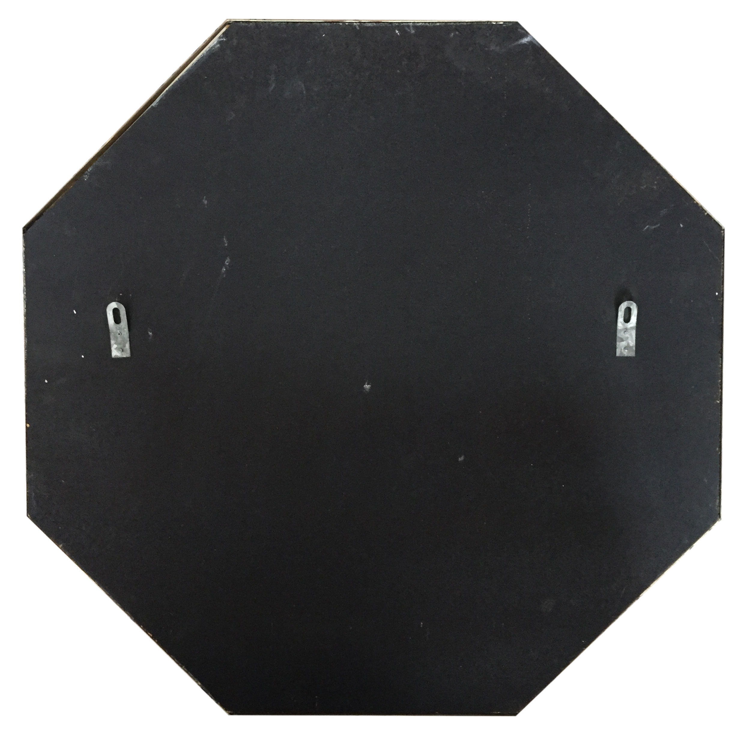 Romeo White lacquered mirror and brass by J.C Mahey. 1970 72cm