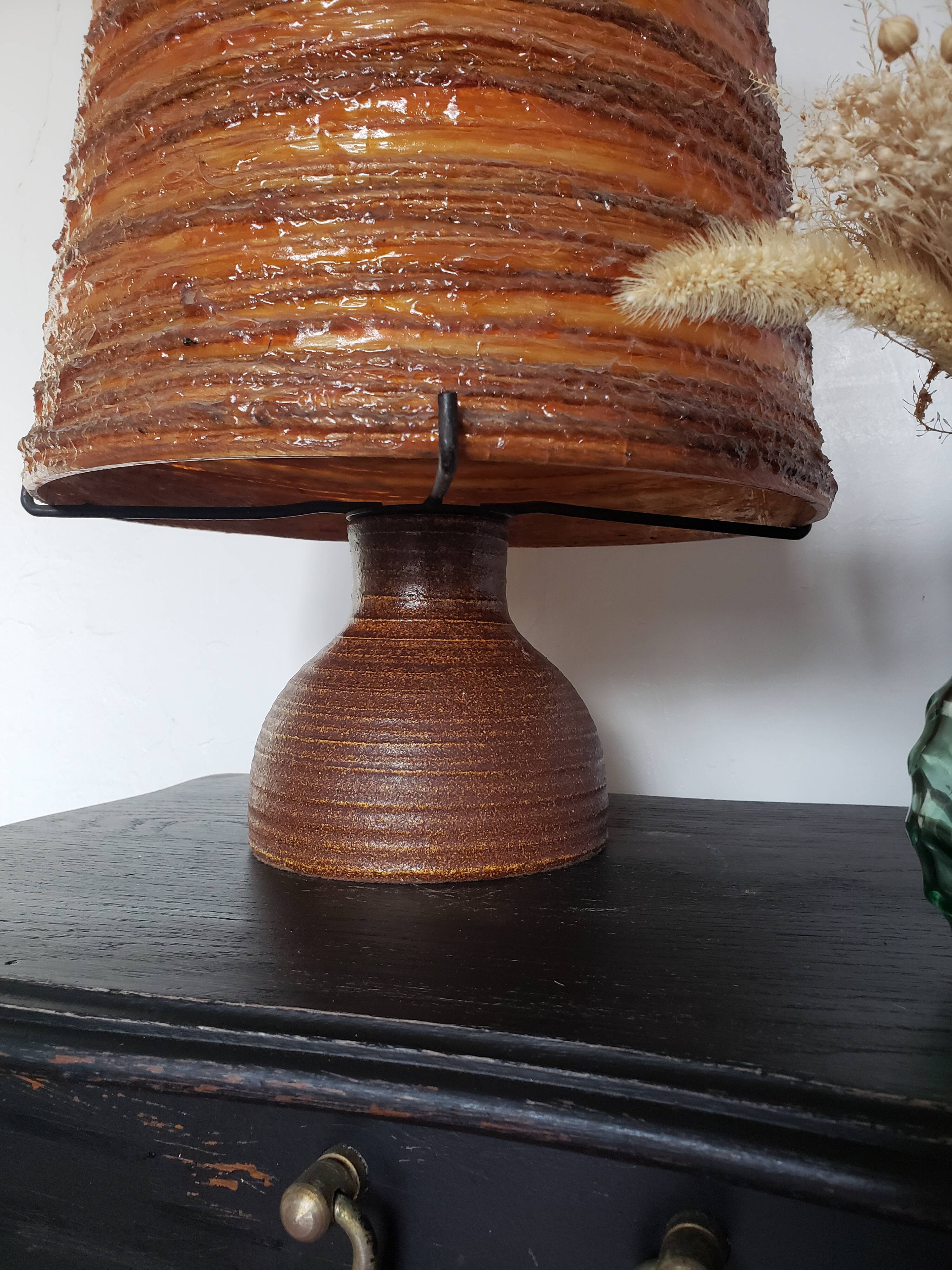 Accolay ceramic lamp and rope