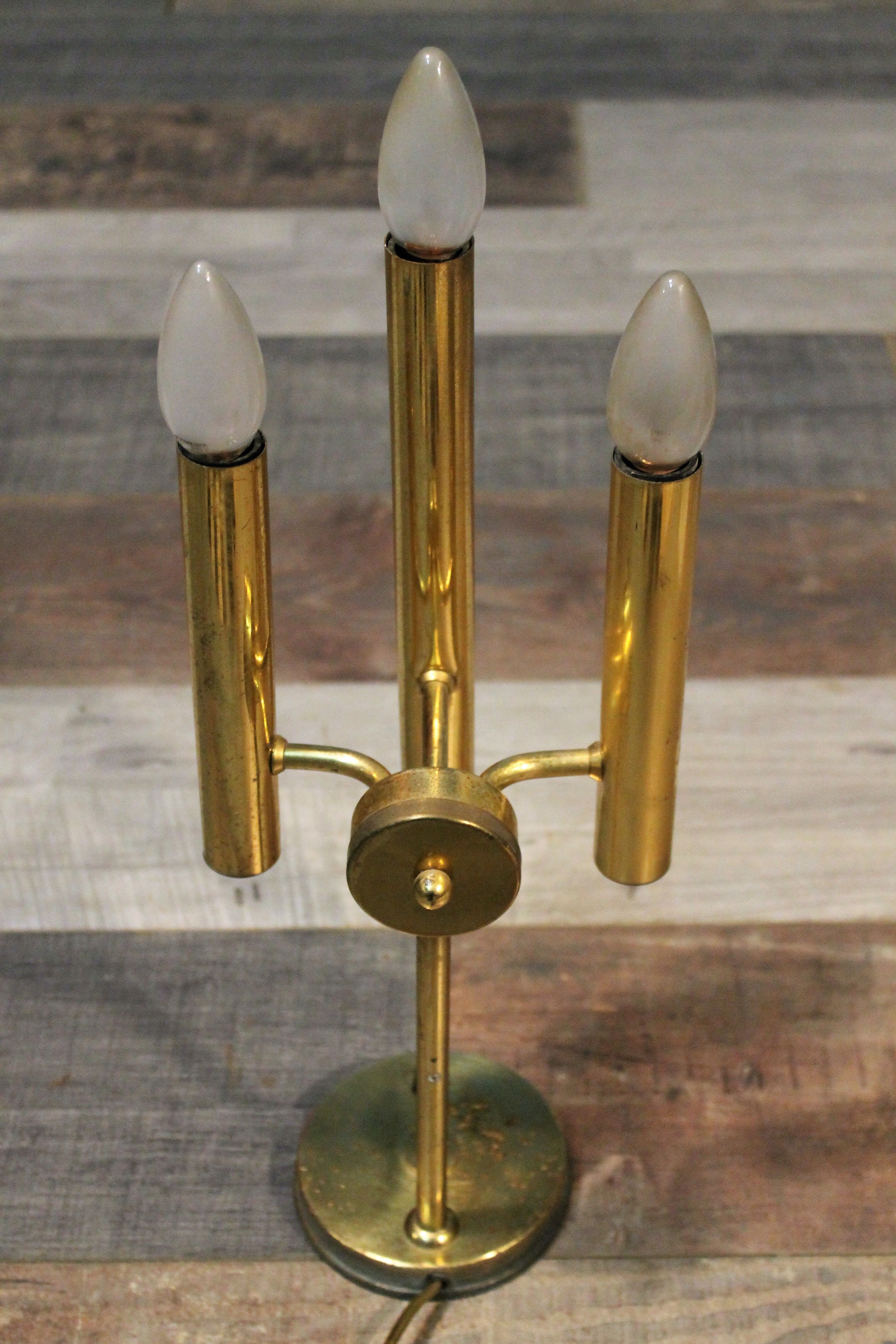 Lampe "Tube" 3 feux 1960