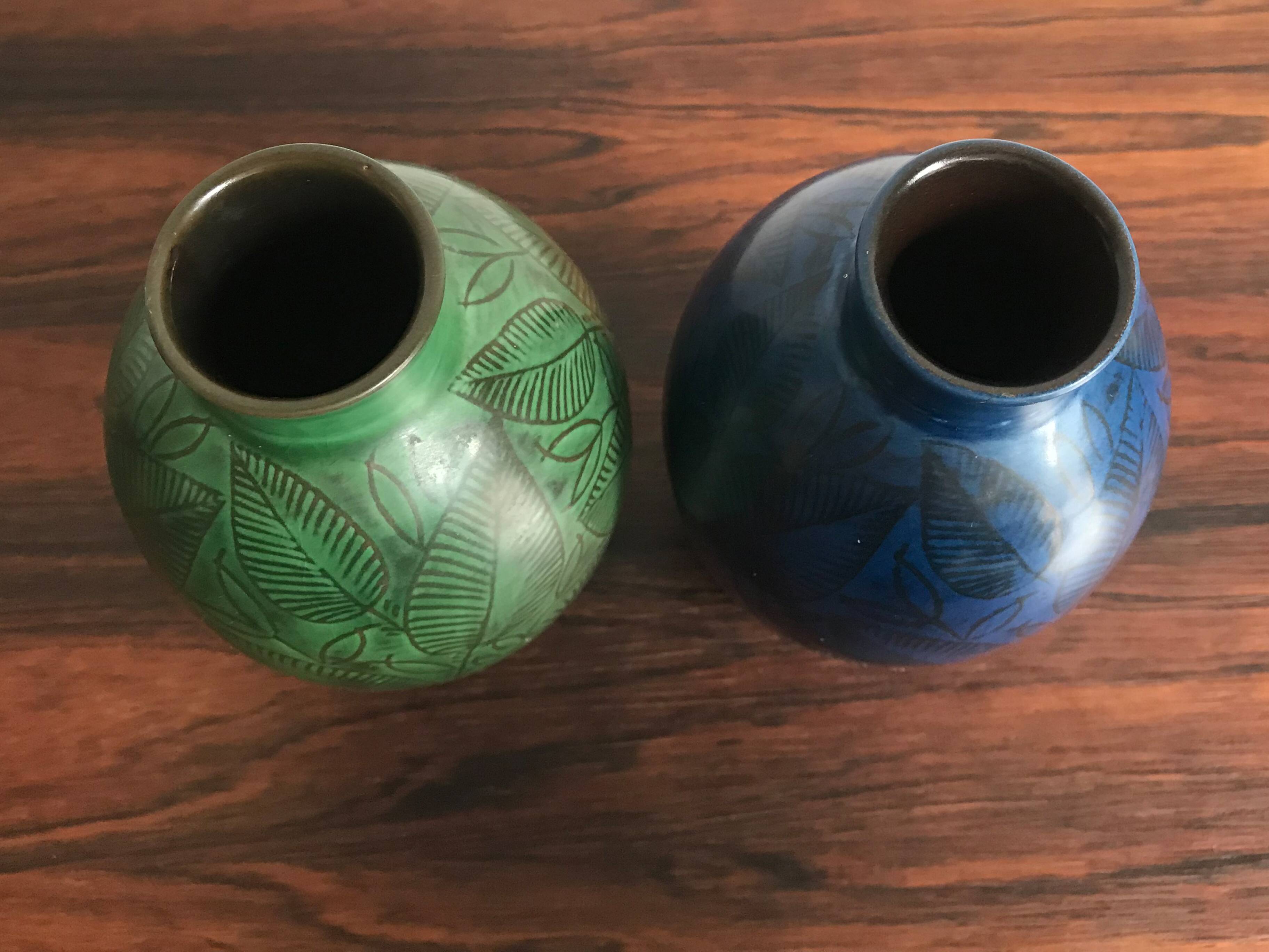 Scandinavian Royal Copenhagen ceramic vases c.a.1945