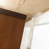 Scandinavian teak cabinet 1960 with mounting plan