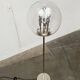 Spherical chrome and glass planetary floor lamp from the mid-century German space age by Doria Leuchten, 1960s.