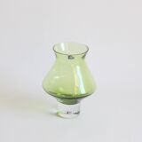 Vase vert de l'ère spatiale par Bo Borgstrom pour Aseda Suède 1960