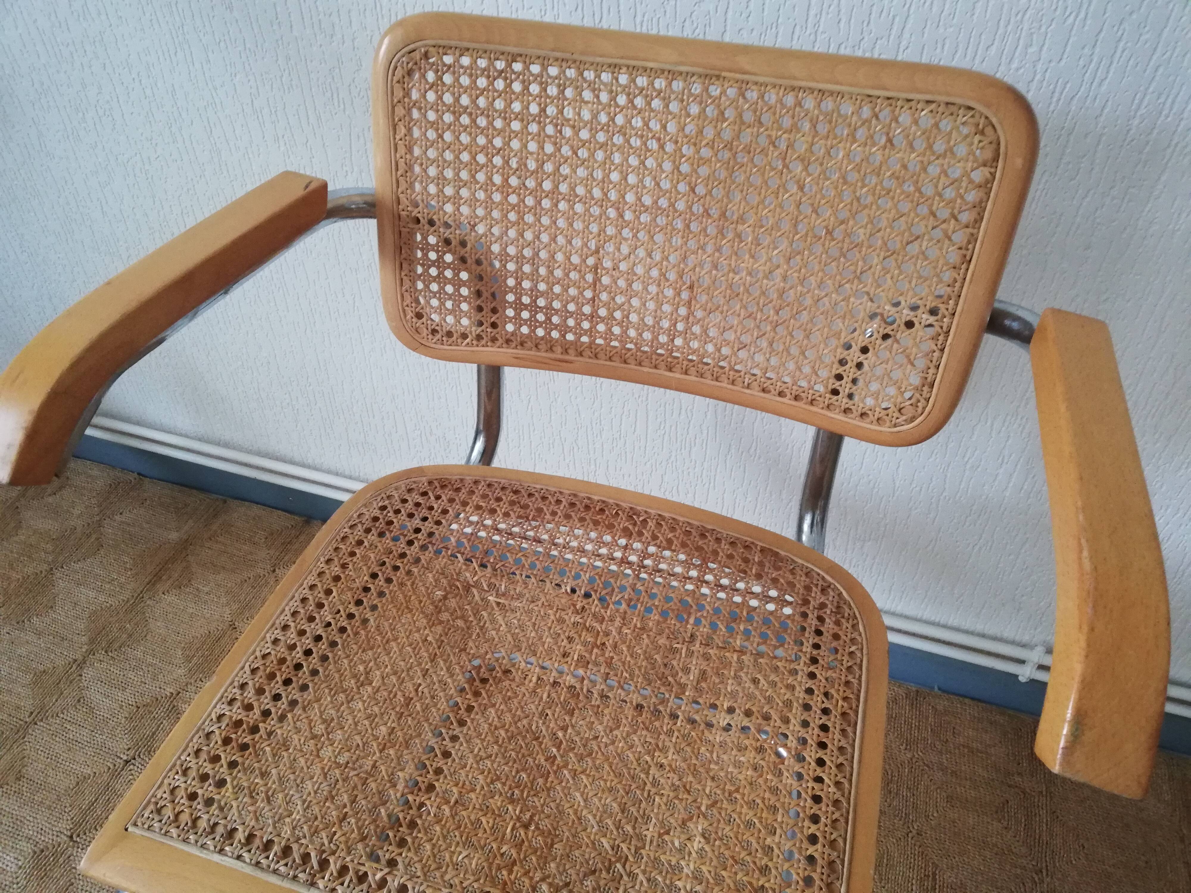 Cesca B34 armchair by Marcel Breuer