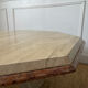 Vintage travertine coffee table