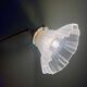 Vintage art deco frosted glass tulip wall light