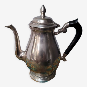 Silver teapot