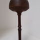 Wooden hat holder turned