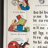 School poster "b, f"