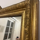 Large Louis Philippe mirror from the late 19th century, 195x117.