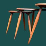 Ercol nesting tables, Pebble Nest of Tables