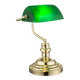 Notary banker desk lamp brass shiny