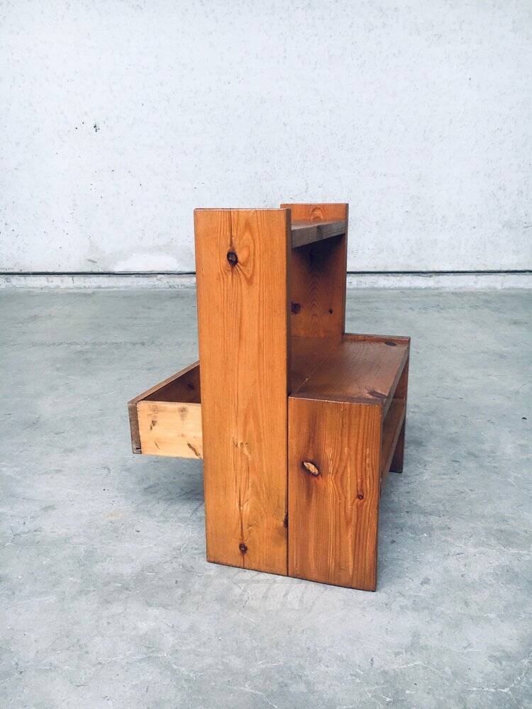 Mid-Century Scandinavian Pine Bedside Tables, Sweden, 1960s, Set of 2