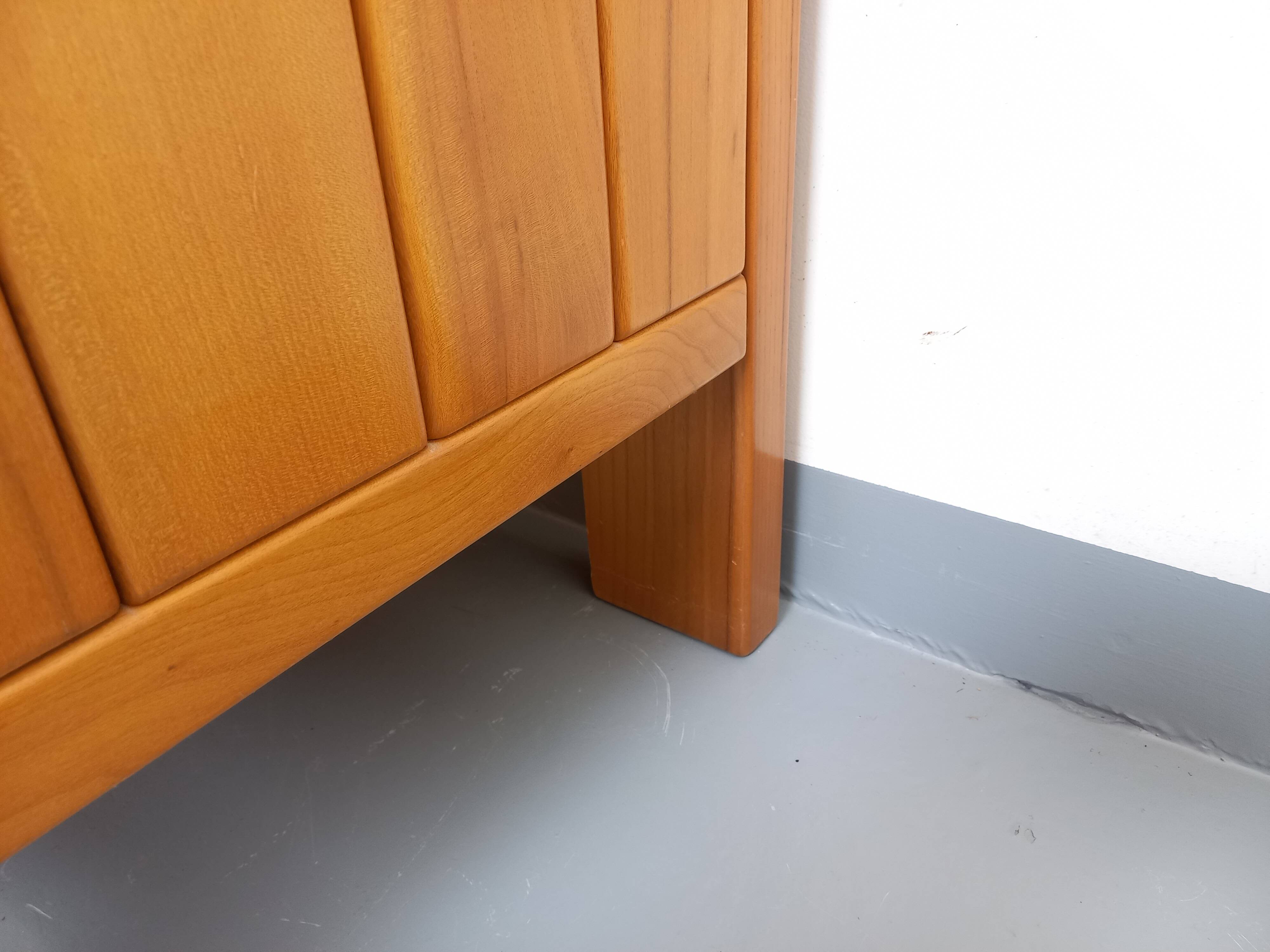 Vintage Maison Regain elm wardrobe from the 70s and 80s